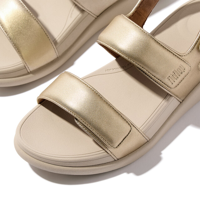 FitFlop F-mode go adjustable flatform back-strap sandals IV9 large