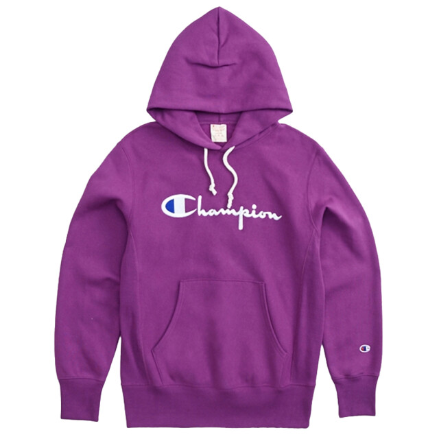 Champion Heren script logo hoodie UTMR460_violet large