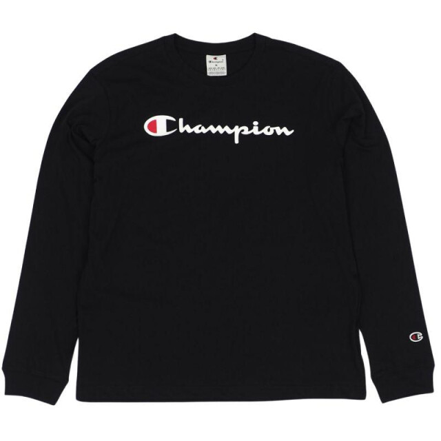 Champion Heren t-shirt met lange mouwen en ronde hals UTMR374_black large
