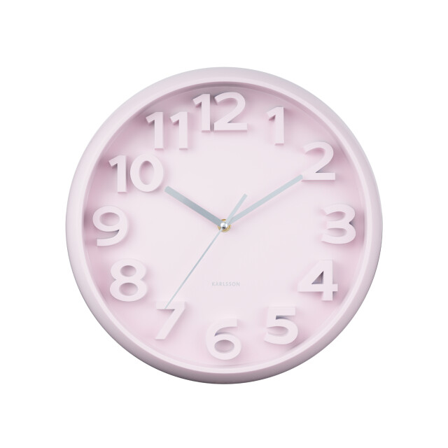 Karlsson wandklok elevated classic numbers zacht- Ø33,5cm 3062111 large