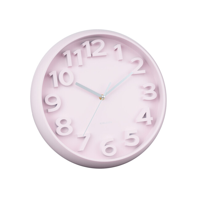 Karlsson wandklok elevated classic numbers zacht- Ø33,5cm 3062111 large
