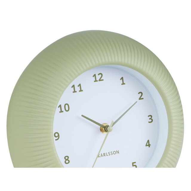 Karlsson wandklok tender rib tea green- Ø25cm 3062096 large
