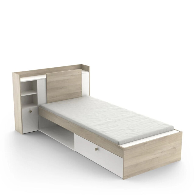 CaliCosy Bed van 90x190/200 cm met 1 lade en 1 vak l124,5 cm 2937230 large