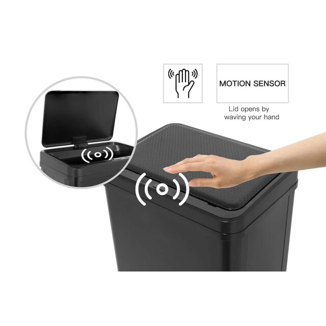 Buccan Buccan grote prullenbak met bewegingssensor - 60 liter 2766943 large