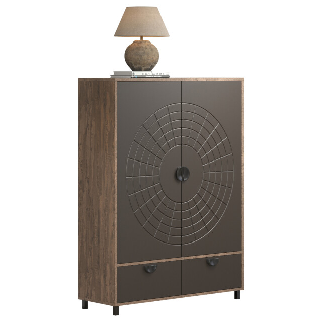 CaliCosy Hoog dressoir met 2 deuren en 1 lade h163 cm fusion 3042322 large
