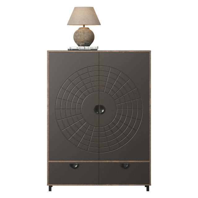 CaliCosy Hoog dressoir met 2 deuren en 1 lade h163 cm fusion 3042322 large