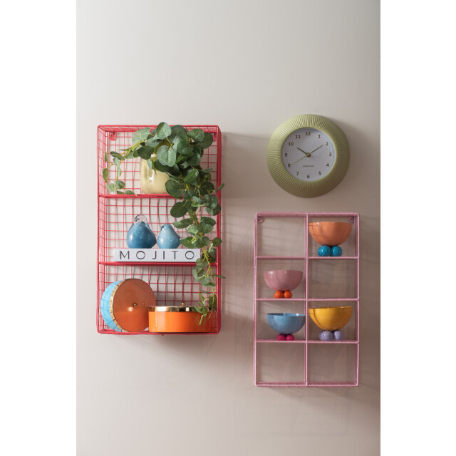 Karlsson wandklok tender rib tea green- Ø25cm 3062096 large