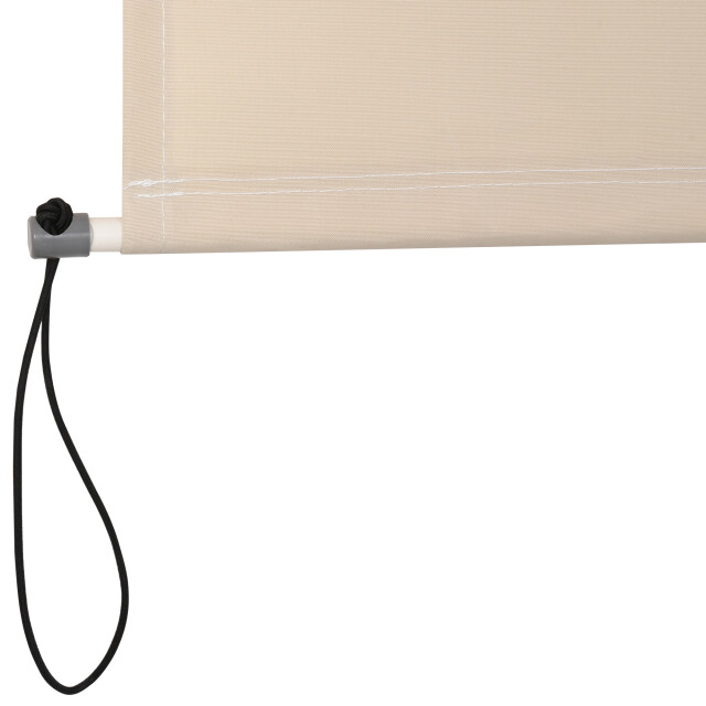 4goodz Outsunny verticale zonwering verticale luifel 120x200 cm creme 3171914 large