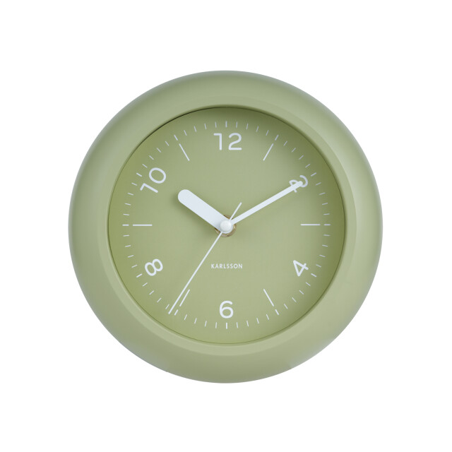 Karlsson wandklok slope tea green- Ø20cm 3062093 large