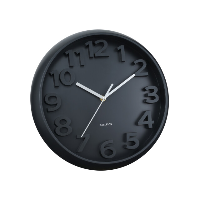 Karlsson wandklok elevated classic numbers - Ø33,5cm 3062114 large