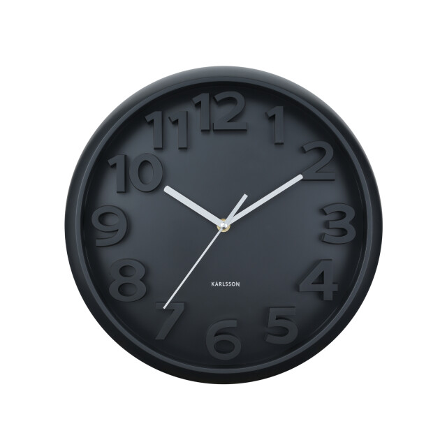 Karlsson wandklok elevated classic numbers - Ø33,5cm 3062114 large
