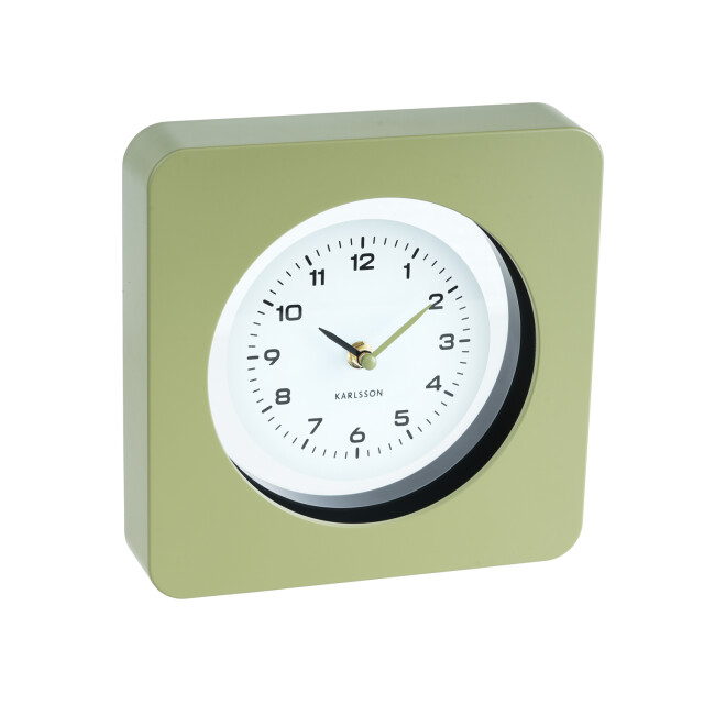 Karlsson wandklok new vintage army green- Ø22cm 3062128 large