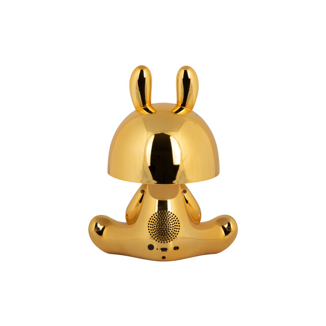 Leitmotiv tafellamp bunny led w. bluetooth speaker verguld 3062149 large