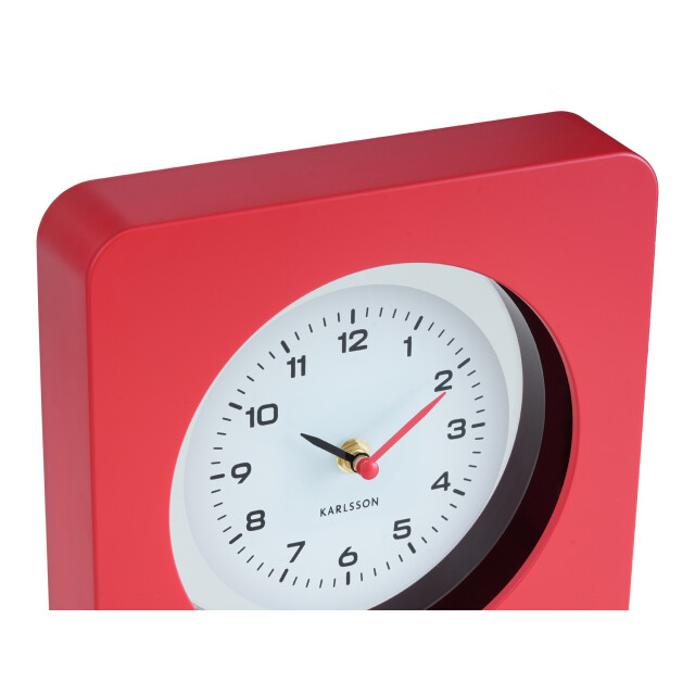 Karlsson wandklok new vintage bright red- Ø22cm 3062130 large