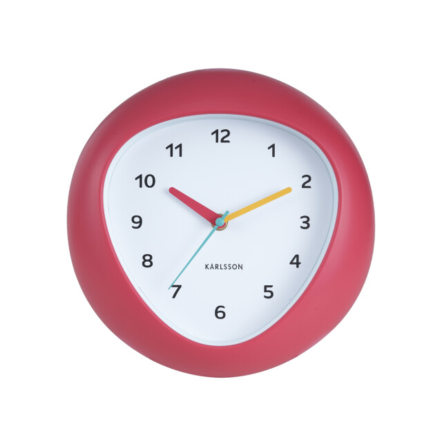 Karlsson wandklok funky vibes scarlet red- Ø25,5cm 3062125 large