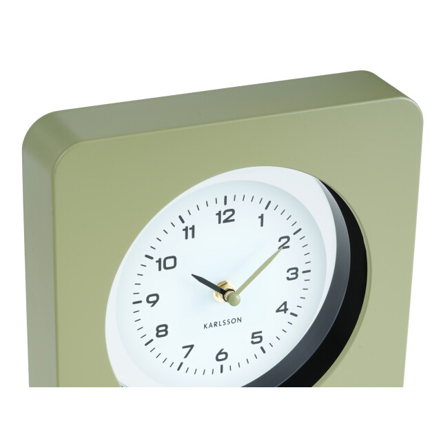 Karlsson wandklok new vintage army green- Ø22cm 3062128 large