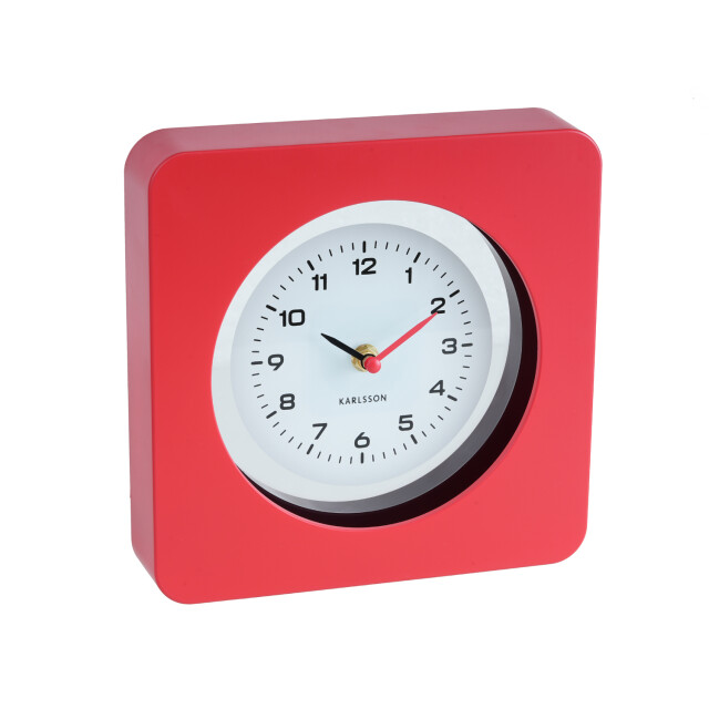 Karlsson wandklok new vintage bright red- Ø22cm 3062130 large