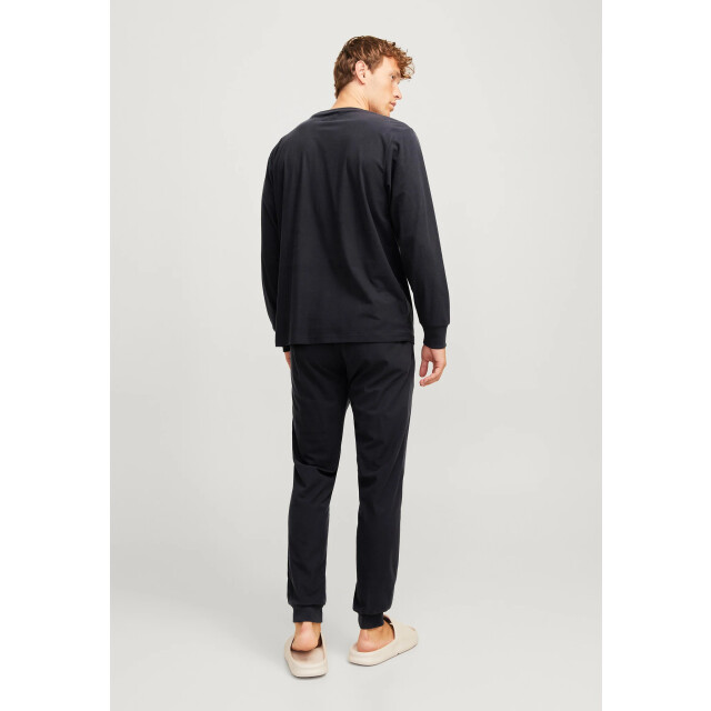 Jack & Jones Heren lounge pyjama set lang polyester 12268536-Black large