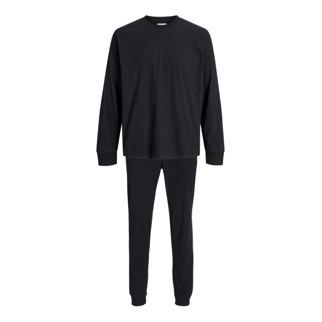 Jack & Jones Heren lounge pyjama set lang polyester 12268536-Black large