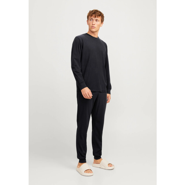 Jack & Jones Heren lounge pyjama set lang polyester 12268536-Black large