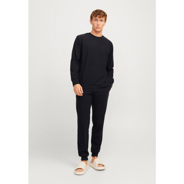 Jack & Jones Heren lounge pyjama set lang polyester 12268536-Black large