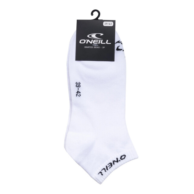 O'Neill Heren / dames enkelsokken quarter sokken 9-pack 750003-9P-WIT large