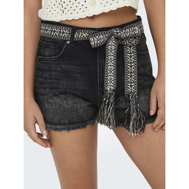 Only Onlrobyn ex hw st vintage dnm shorts washed black 15255539-278217 large