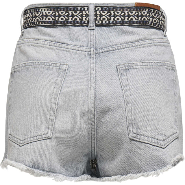 Only Onlrobyn ex hw st vintage dnm shorts light grey de 15255539-179689 large
