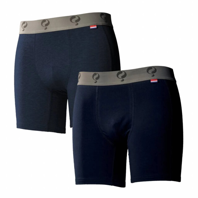 Q1905 Boxer 2-pack jeans / navy QMU-8000JN-S large