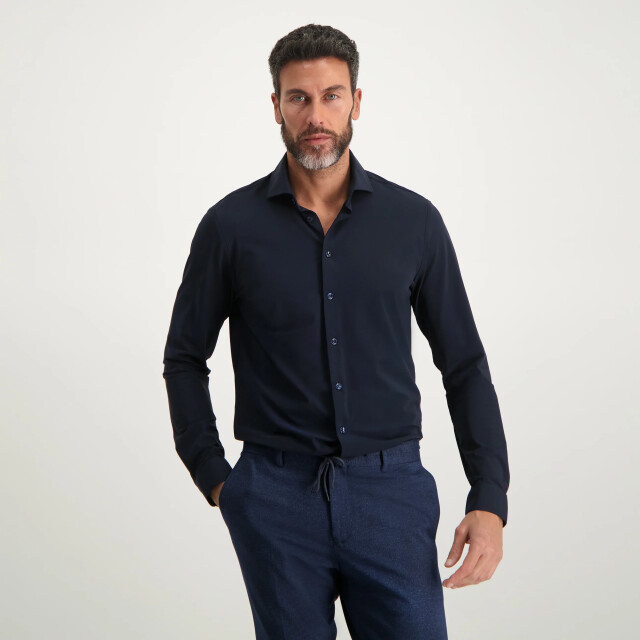 Blue Industry Lounge jersey overhemd | 2191.22-NAVY large