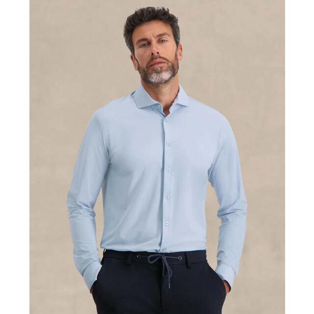 Blue Industry Lounge jersey overhemd | 2191.22-BLUE large
