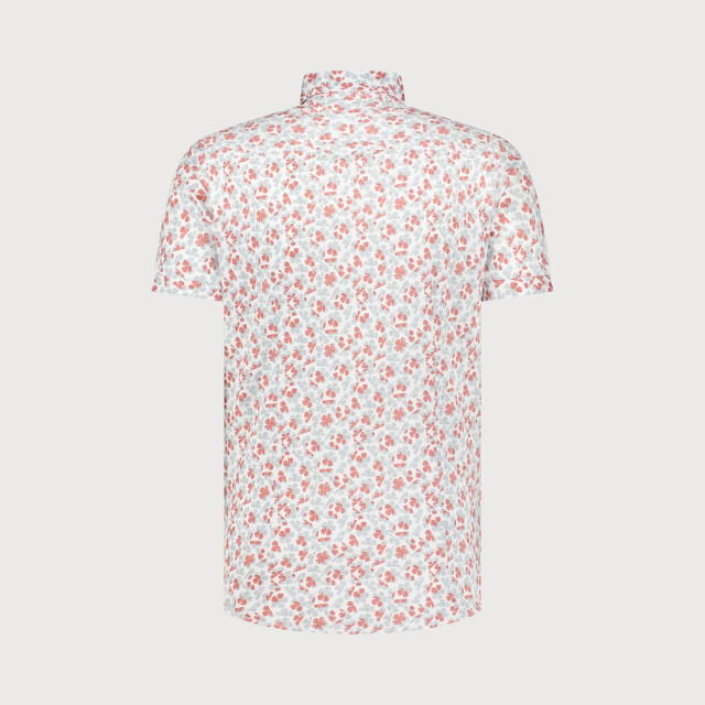 Blue Industry Het korte mouwen overhemd met bloemenprint | 5127.51-PINK large