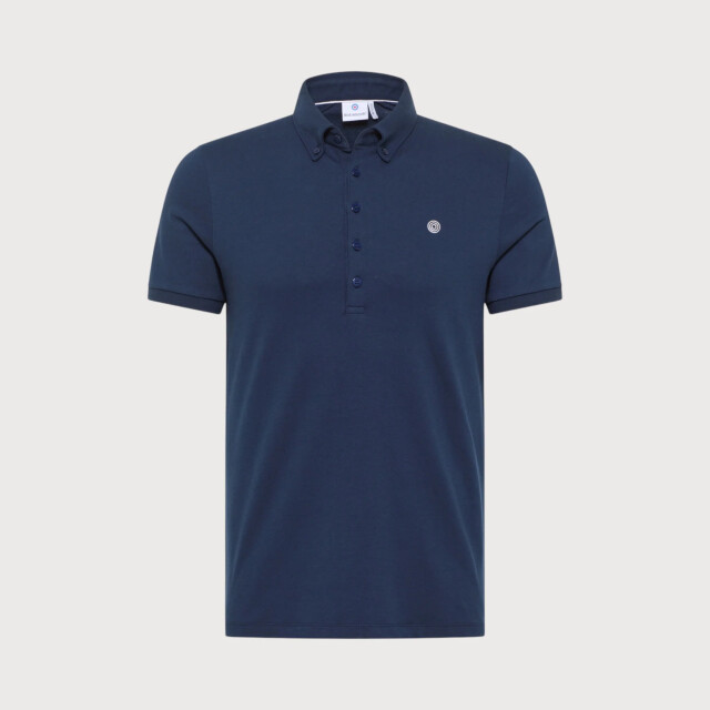 Blue Industry Button-down polo | KBIS23-M25 large