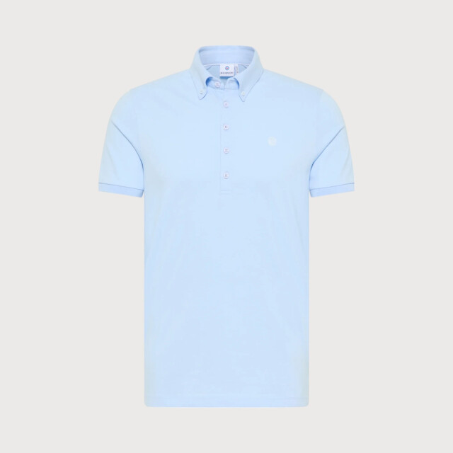 Blue Industry Button-down polo | KBIS23-M25 large