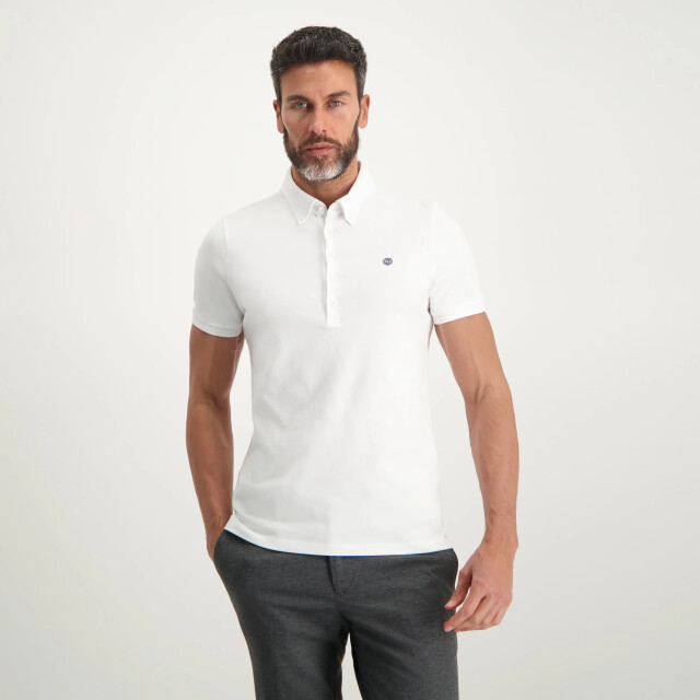 Blue Industry Button-down polo | KBIS23-M25 large
