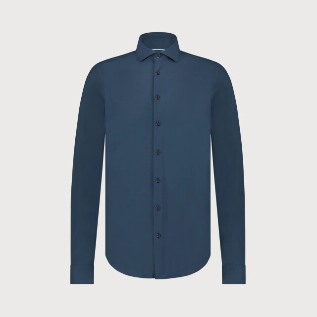 Blue Industry Lounge jersey overhemd | 2191.22-DENIM large