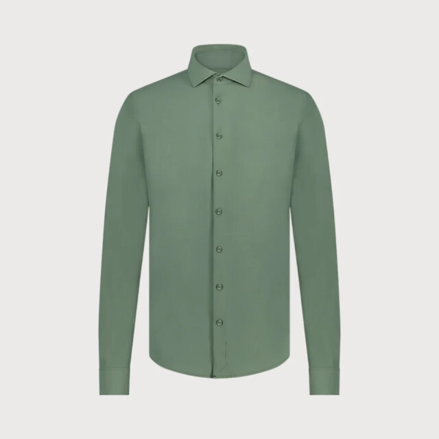 Blue Industry Lounge jersey overhemd | 2191.22-OLIVE large