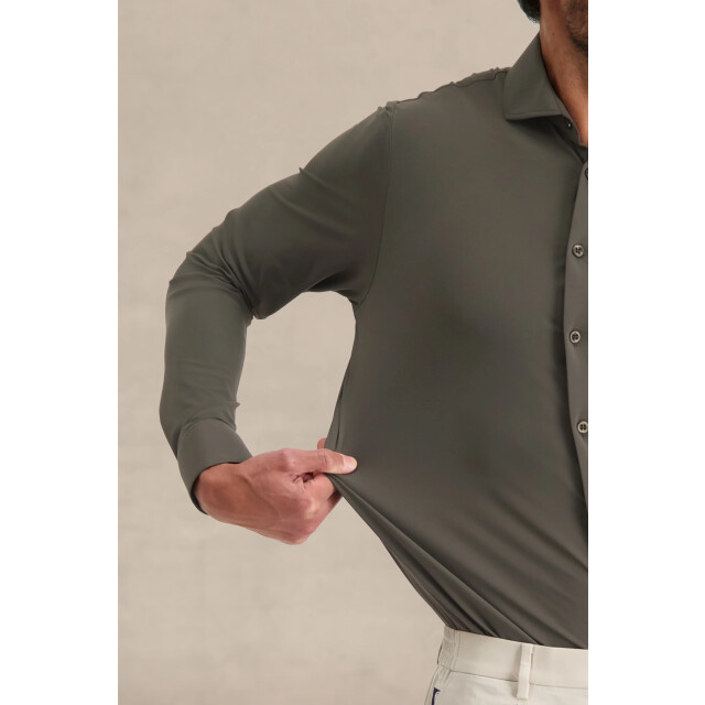 Blue Industry Lounge jersey overhemd | 2191.22-GREEN large