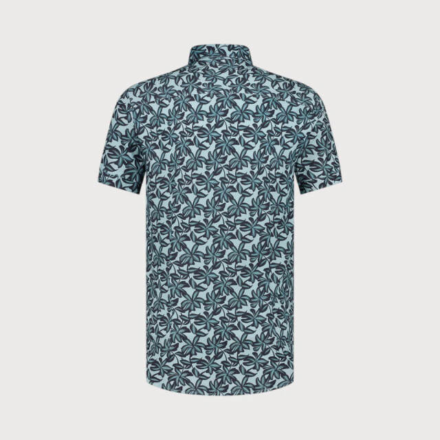 Blue Industry All-over print korte mouw overhemd | 4132.41-OCEAN large