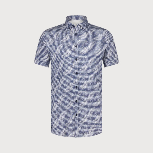 Blue Industry All-over print korte mouw overhemd | 4134.41-KOBALT large