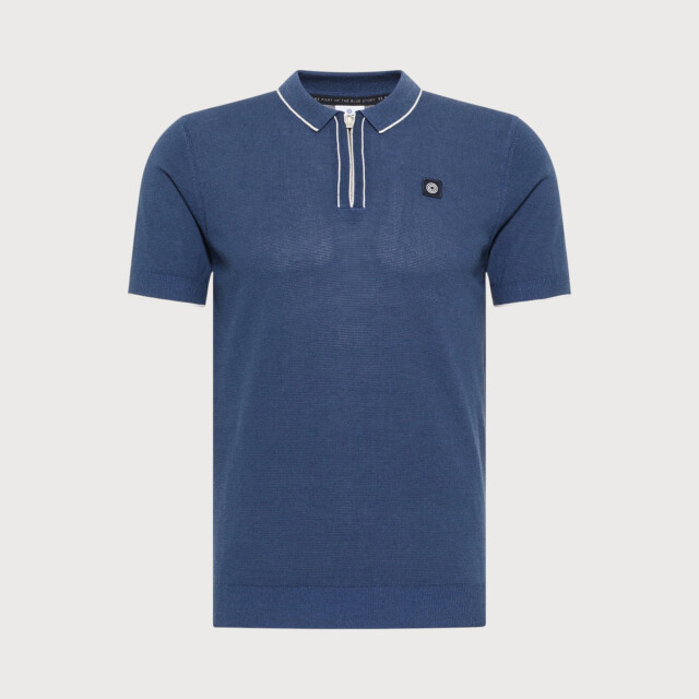 Blue Industry Polo ritssluiting | KBIS23-M17 large