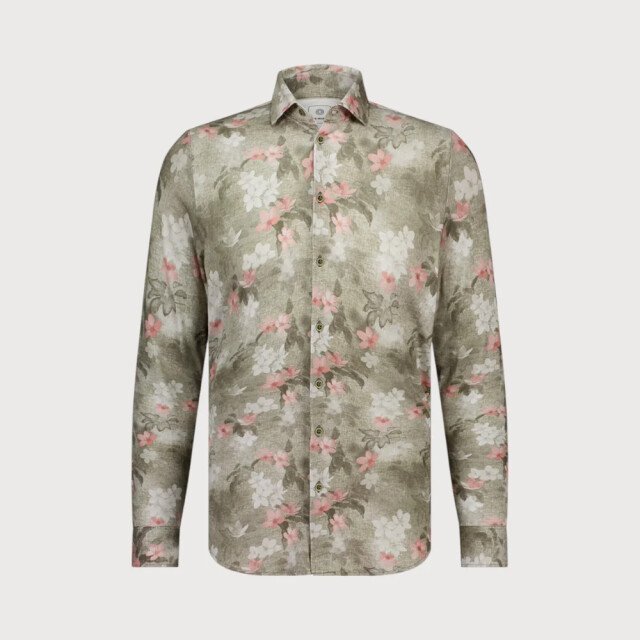 Blue Industry All-over print jersey overhemd | 4111.41-ARMY large