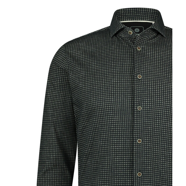 Blue Industry Mini-ruit overhemd | 4223.42-OLIVE large