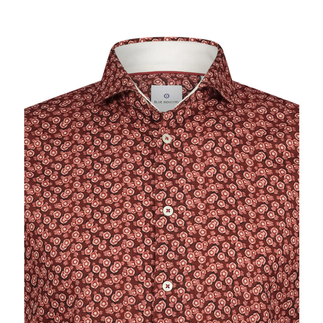 Blue Industry Katoenen print shirt | 4210.42-TABASCO large