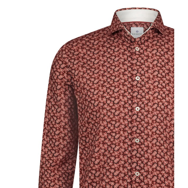 Blue Industry Katoenen print shirt | 4210.42-TABASCO large
