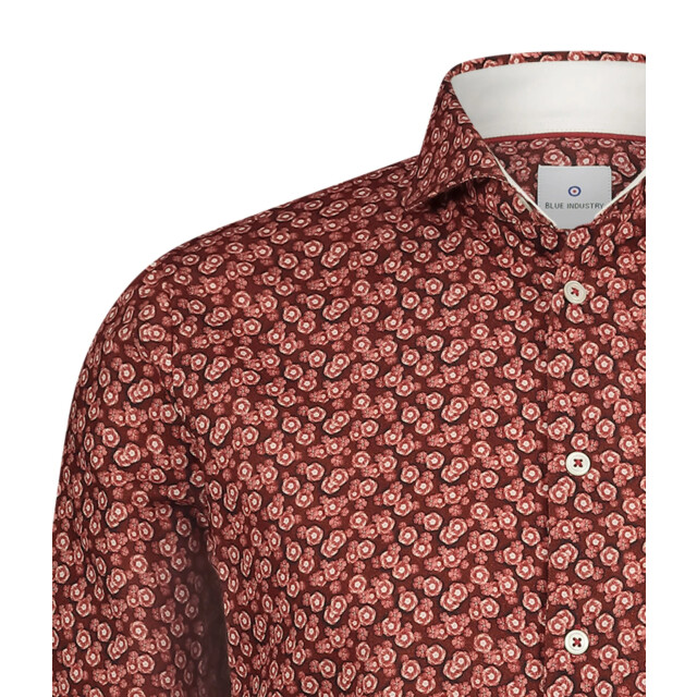 Blue Industry Katoenen print shirt | 4210.42-TABASCO large