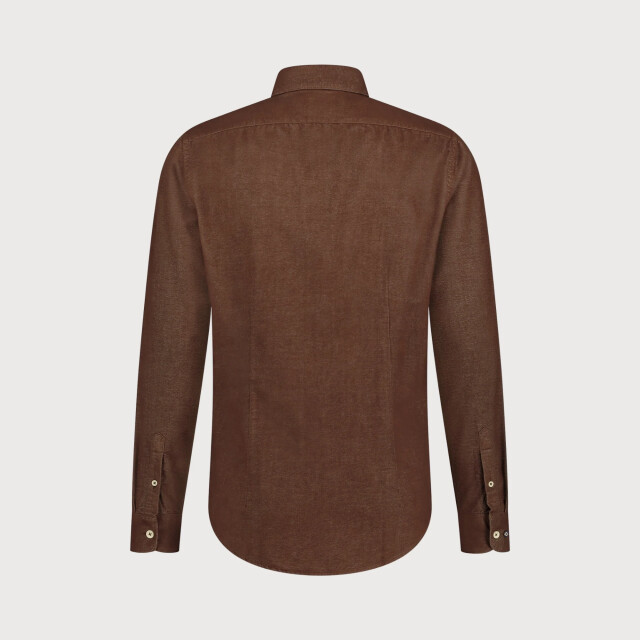 Blue Industry Uni katoenen overhemd | 4204.42-BROWN large