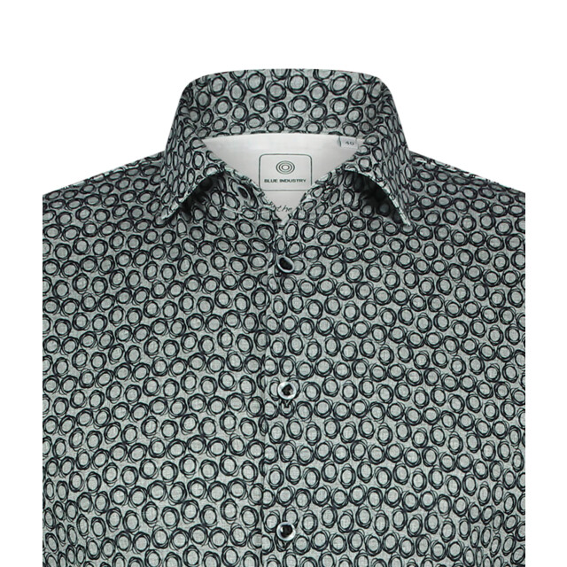 Blue Industry All-over print shirt | 4219.42-BLACK large