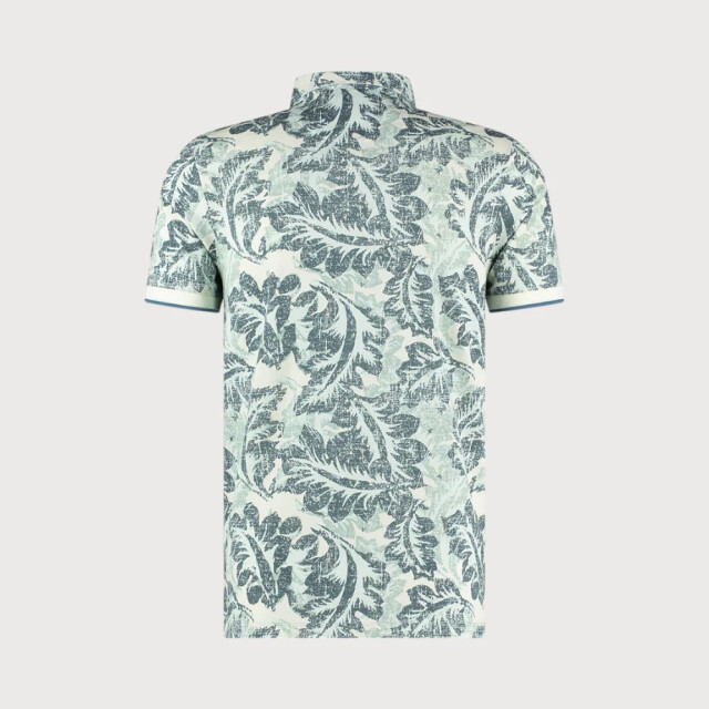 Blue Industry All-over print polo | KBIS24-M31 large