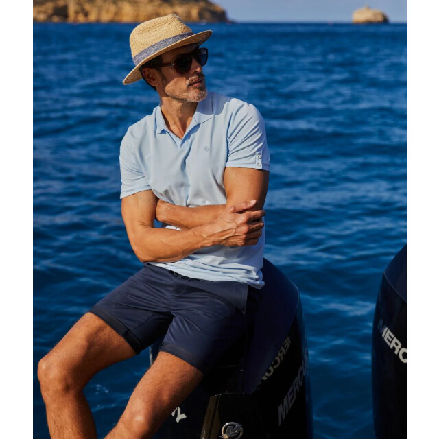 Blue Industry De v-hals polo | KBIS25-M38 large